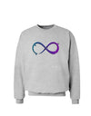 Painted Infinity Sweatshirt-Sweatshirts-TooLoud-AshGray-Small-Davson Sales