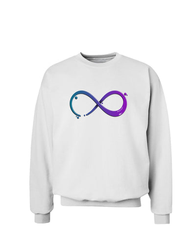 Painted Infinity Sweatshirt-Sweatshirts-TooLoud-White-Small-Davson Sales