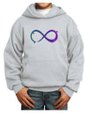 Painted Infinity Youth Hoodie Pullover Sweatshirt-Youth Hoodie-TooLoud-Ash-XS-Davson Sales