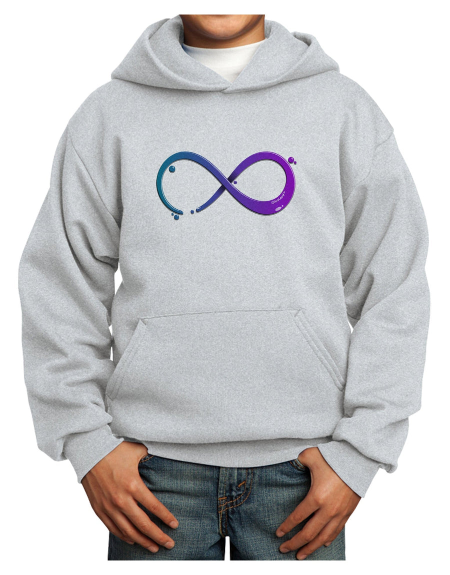 Painted Infinity Youth Hoodie Pullover Sweatshirt-Youth Hoodie-TooLoud-White-XS-Davson Sales