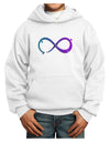 Painted Infinity Youth Hoodie Pullover Sweatshirt-Youth Hoodie-TooLoud-White-XS-Davson Sales