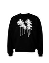 Palm Rows Silhouette Adult Dark Sweatshirt-Sweatshirts-TooLoud-Black-Small-Davson Sales