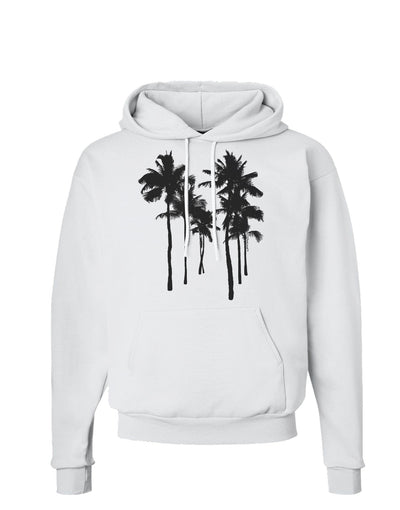 Palm Rows Silhouette Hoodie Sweatshirt-Hoodie-TooLoud-White-Small-Davson Sales