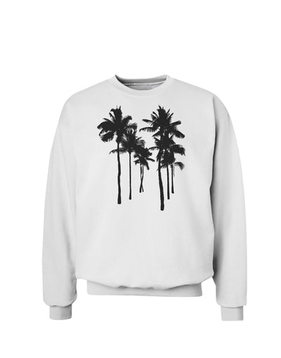 Palm Rows Silhouette Sweatshirt-Sweatshirts-TooLoud-White-Small-Davson Sales