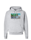 Palm Springs Watercolor Hoodie Sweatshirt-Hoodie-TooLoud-AshGray-Small-Davson Sales