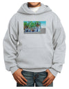 Palm Springs Watercolor Youth Hoodie Pullover Sweatshirt-Youth Hoodie-TooLoud-Ash-XS-Davson Sales