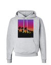 Palm Trees and Sunset Design Hoodie Sweatshirt by TooLoud-Hoodie-TooLoud-AshGray-Small-Davson Sales