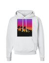 Palm Trees and Sunset Design Hoodie Sweatshirt by TooLoud-Hoodie-TooLoud-White-Small-Davson Sales