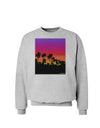 Palm Trees and Sunset Design Sweatshirt by TooLoud-Sweatshirts-TooLoud-AshGray-Small-Davson Sales