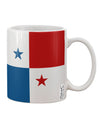 Panama Flag AOP Printed 11 oz Coffee Mug - The Perfect Drinkware for Displaying Panama's National Pride - TooLoud-11 OZ Coffee Mug-TooLoud-White-Davson Sales