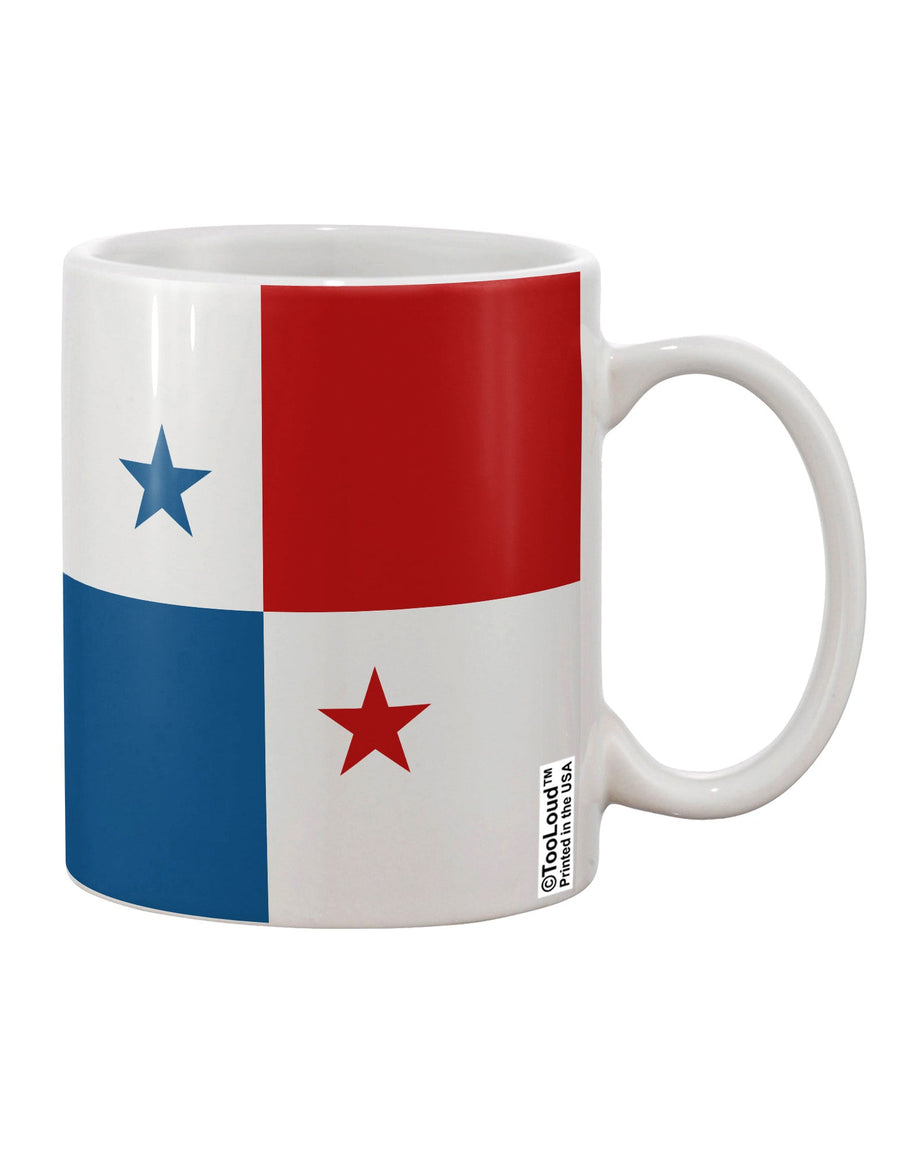 Panama Flag AOP Printed 11 oz Coffee Mug - The Perfect Drinkware for Displaying Panama's National Pride - TooLoud-11 OZ Coffee Mug-TooLoud-White-Davson Sales