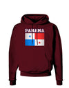 Panama Flag Dark Dark Hoodie Sweatshirt-Hoodie-TooLoud-Maroon-Small-Davson Sales