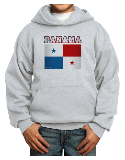 Panama Flag Youth Hoodie Pullover Sweatshirt-Youth Hoodie-TooLoud-Ash-XS-Davson Sales