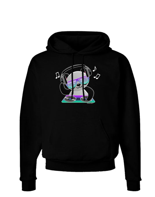 Panda DJ Dark Hoodie Sweatshirt-Hoodie-TooLoud-Black-Small-Davson Sales