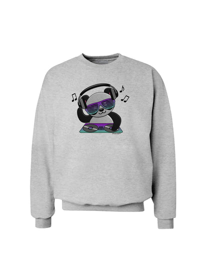 Panda DJ Sweatshirt-Sweatshirts-TooLoud-AshGray-Small-Davson Sales