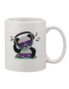 Panda DJ Themed 11 oz Coffee Mug - Expertly Crafted Drinkware TooLoud-11 OZ Coffee Mug-TooLoud-White-Davson Sales