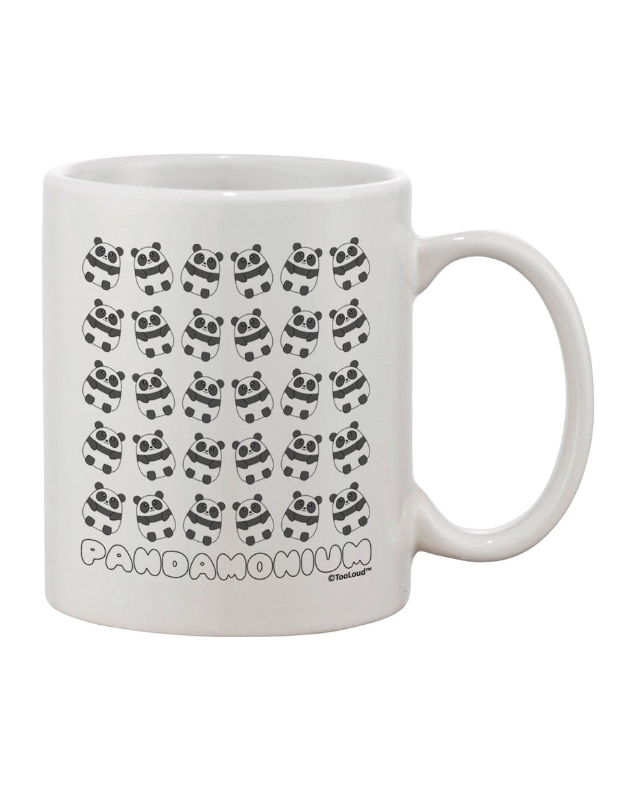 Pandamonium Pandas - Exquisite 11 oz Coffee Mug by TooLoud-11 OZ Coffee Mug-TooLoud-White-Davson Sales