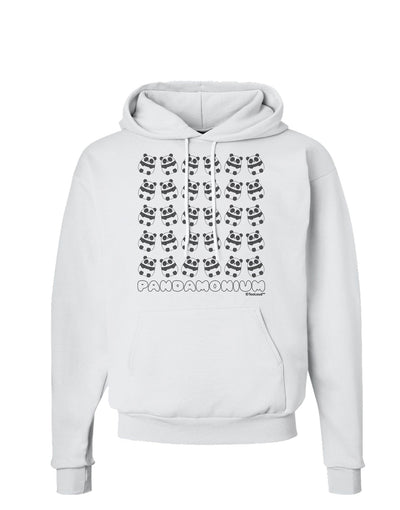 Pandamonium Pandas Hoodie Sweatshirt by TooLoud-Hoodie-TooLoud-White-Small-Davson Sales