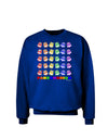 Pandamonium Rainbow Pandas Adult Dark Sweatshirt by TooLoud-Sweatshirts-TooLoud-Deep-Royal-Blue-Small-Davson Sales