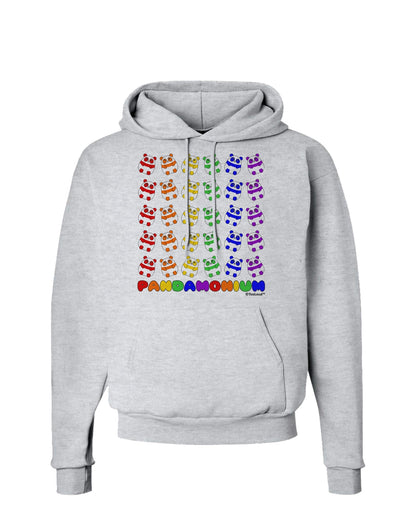 Pandamonium Rainbow Pandas Hoodie Sweatshirt by TooLoud-Hoodie-TooLoud-AshGray-Small-Davson Sales