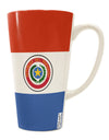 Paraguay Flag AOP 16 Ounce Conical Latte Coffee Mug - Expertly Crafted Drinkware TooLoud-Conical Latte Mug-TooLoud-White-Davson Sales