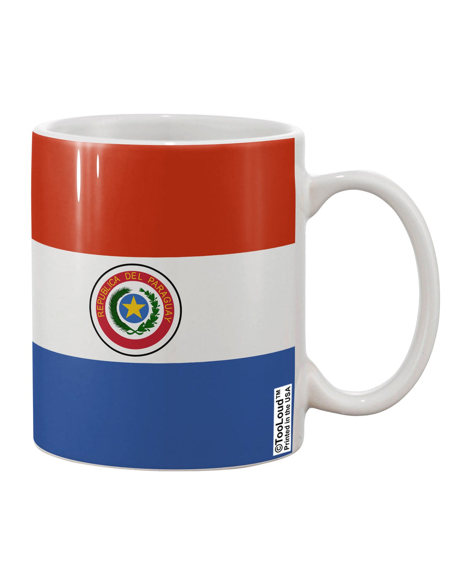 Paraguay Flag AOP Printed 11 oz Coffee Mug - Expertly Crafted Drinkware TooLoud-11 OZ Coffee Mug-TooLoud-White-Davson Sales