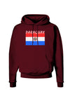 Paraguay Flag Dark Dark Hoodie Sweatshirt-Hoodie-TooLoud-Maroon-Small-Davson Sales