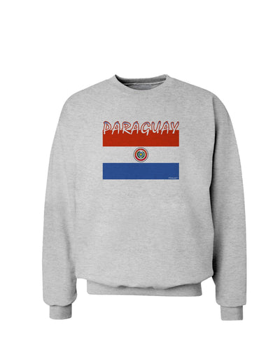 Paraguay Flag Sweatshirt-Sweatshirt-TooLoud-AshGray-Small-Davson Sales