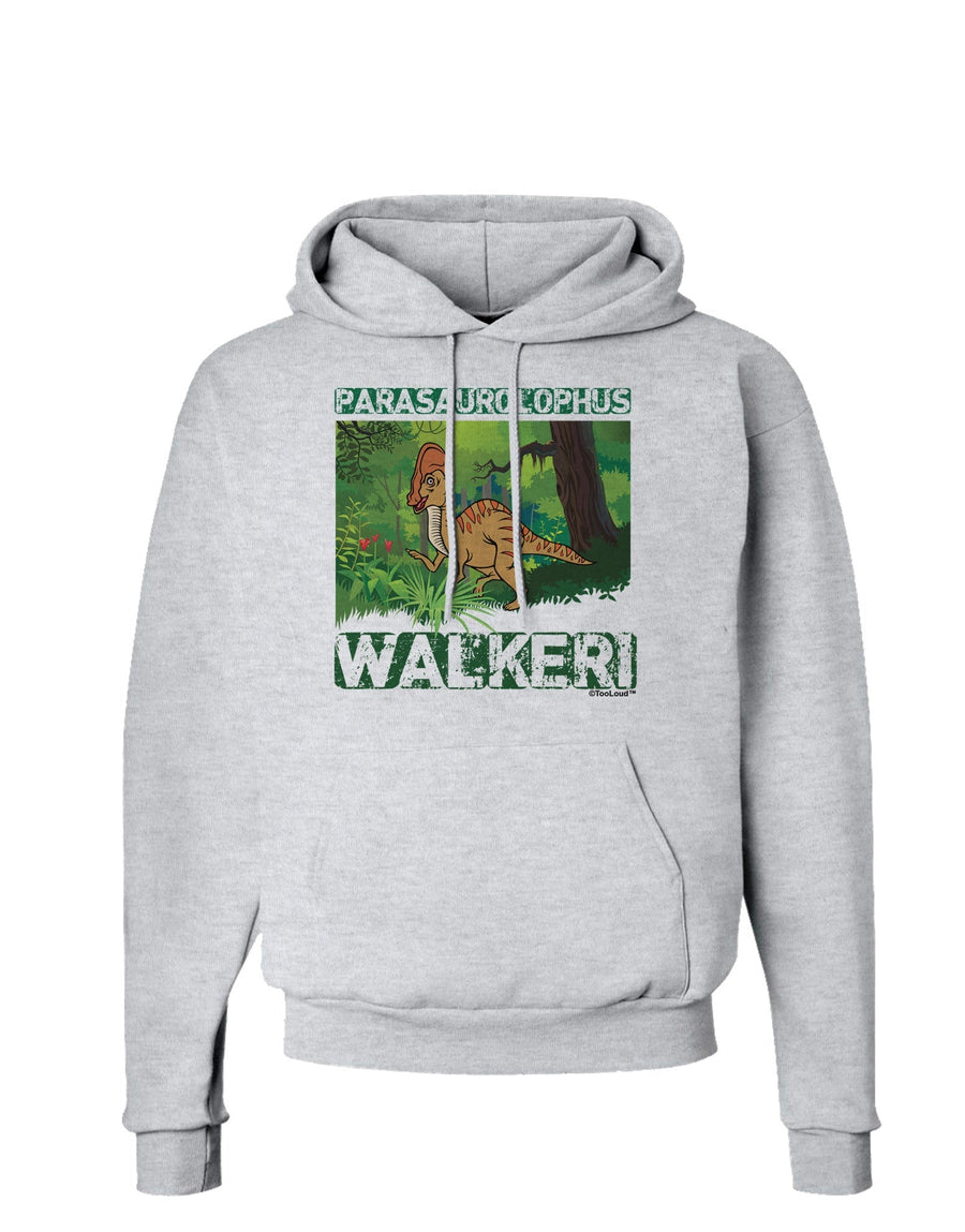 Parasaurolophus Walkeri - With Name Hoodie Sweatshirt-Hoodie-TooLoud-White-Small-Davson Sales