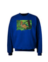 Parasaurolophus Walkeri - Without Name Adult Dark Sweatshirt-Sweatshirts-TooLoud-Deep-Royal-Blue-Small-Davson Sales