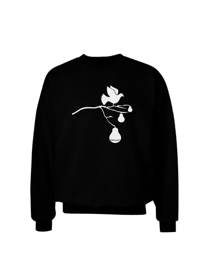 Partridge In A Pear Tree Adult Dark Sweatshirt-Sweatshirts-TooLoud-Black-Small-Davson Sales