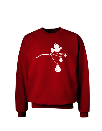 Partridge In A Pear Tree Adult Dark Sweatshirt-Sweatshirts-TooLoud-Deep-Red-Small-Davson Sales