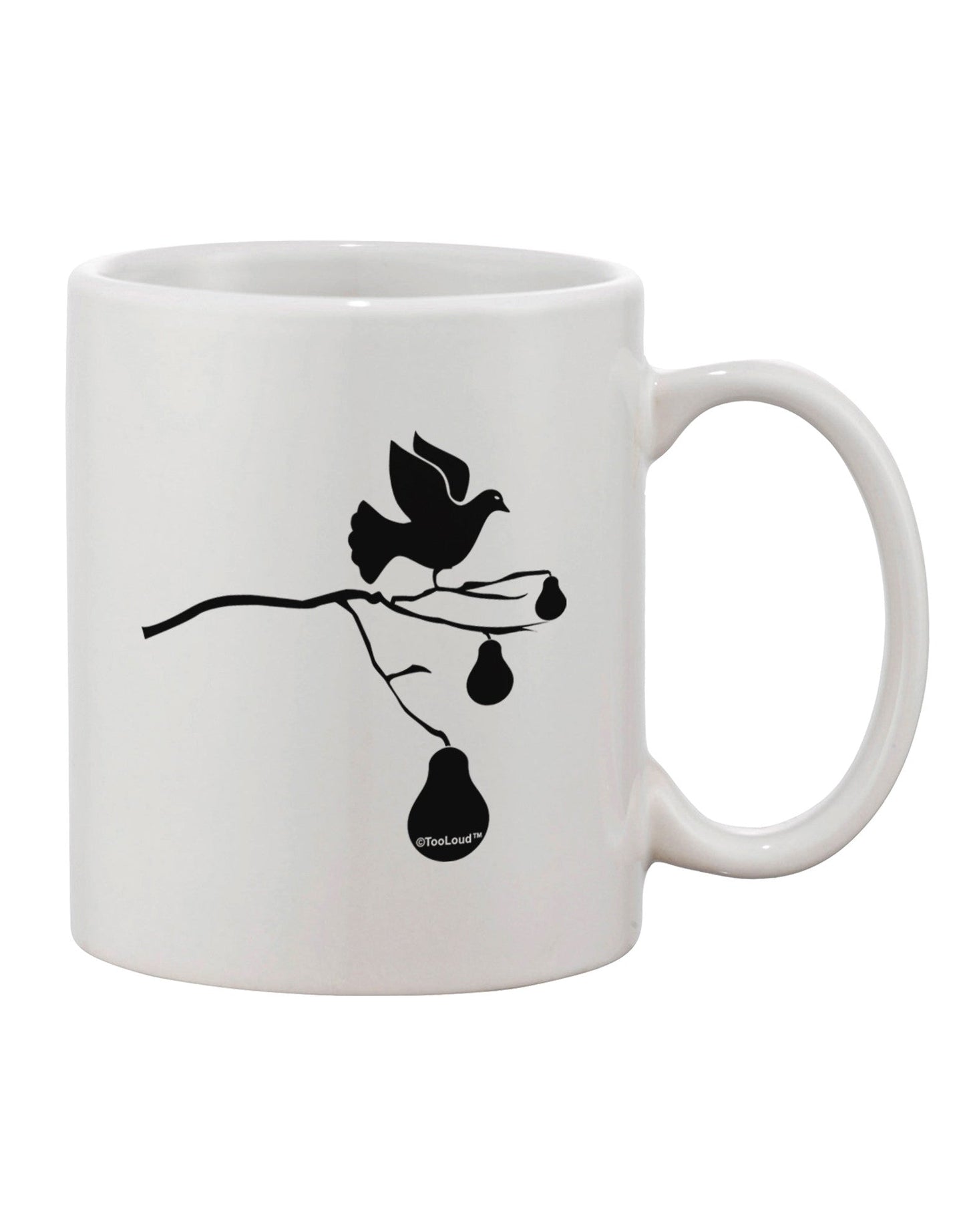 Partridge In A Pear Tree - Exquisite 11 oz Coffee Mug TooLoud-11 OZ Coffee Mug-TooLoud-White-Davson Sales