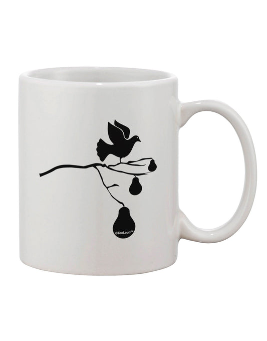 Partridge In A Pear Tree - Exquisite 11 oz Coffee Mug TooLoud-11 OZ Coffee Mug-TooLoud-White-Davson Sales