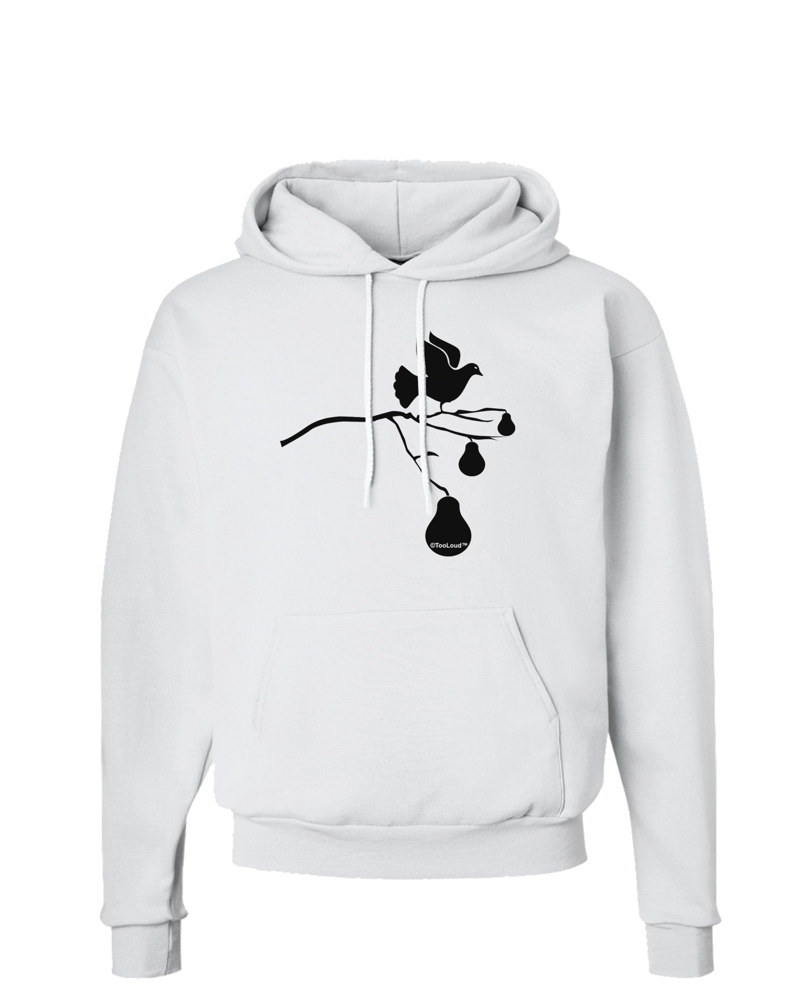 Partridge In A Pear Tree Hoodie Sweatshirt-Hoodie-TooLoud-White-Small-Davson Sales