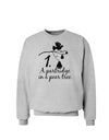 Partridge In A Pear Tree Text Sweatshirt-Sweatshirts-TooLoud-AshGray-Small-Davson Sales