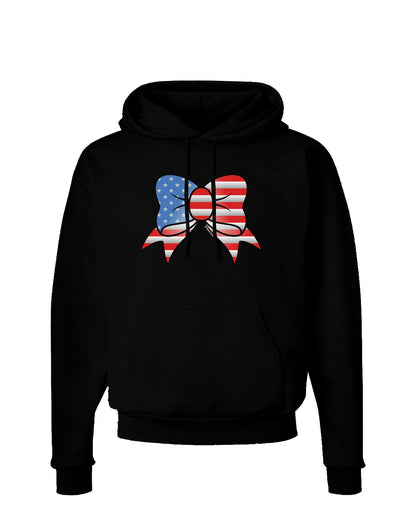 Patriotic Bow Dark Hoodie Sweatshirt-Hoodie-TooLoud-Black-Small-Davson Sales