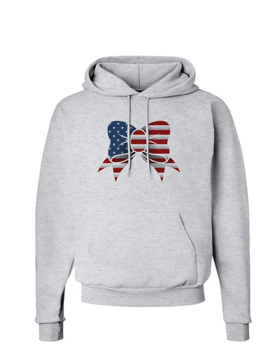 Patriotic Bow Hoodie Sweatshirt-Hoodie-TooLoud-AshGray-Small-Davson Sales