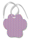 Patriotic Cat Pattern Paw Print Shaped Ornament All Over Print-Ornament-TooLoud-White-Davson Sales
