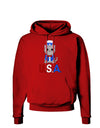 Patriotic Cat - USA Dark Hoodie Sweatshirt by TooLoud-Hoodie-TooLoud-Red-Small-Davson Sales