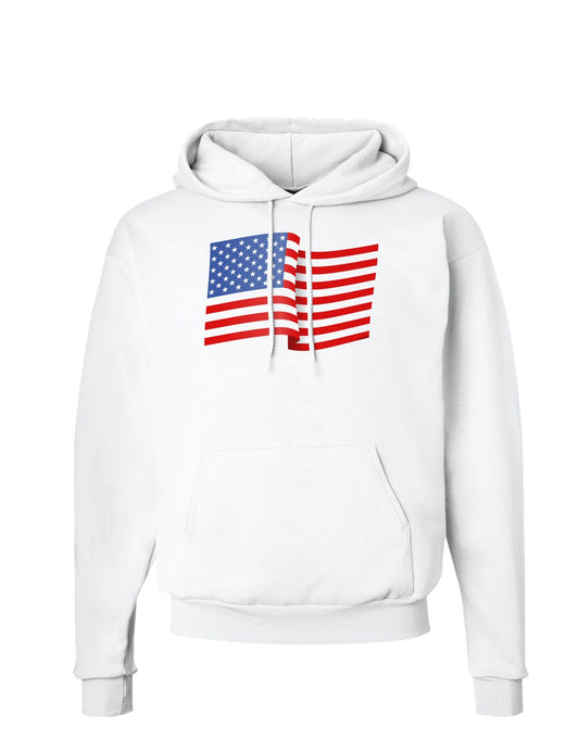 Patriotic Waving USA American Flag Hoodie Sweatshirt-Hoodie-TooLoud-White-Small-Davson Sales