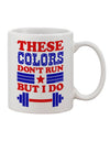 Patriotic Workout Printed 11 oz Coffee Mug - Expertly Crafted for Unwavering Durability and Style - TooLoud-11 OZ Coffee Mug-TooLoud-White-Davson Sales