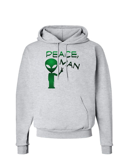 Peace Man Alien Hoodie Sweatshirt-Hoodie-TooLoud-AshGray-Small-Davson Sales