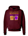 Peanut Butter and Jealous Dark Hoodie Sweatshirt by TooLoud-Hoodie-TooLoud-Maroon-Small-Davson Sales