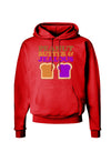 Peanut Butter and Jealous Dark Hoodie Sweatshirt by TooLoud-Hoodie-TooLoud-Red-Small-Davson Sales