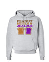 Peanut Butter and Jealous Hoodie Sweatshirt by TooLoud-Hoodie-TooLoud-AshGray-Small-Davson Sales