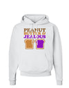 Peanut Butter and Jealous Hoodie Sweatshirt by TooLoud-Hoodie-TooLoud-White-Small-Davson Sales