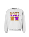 Peanut Butter and Jealous Sweatshirt by TooLoud-Sweatshirts-TooLoud-White-Small-Davson Sales