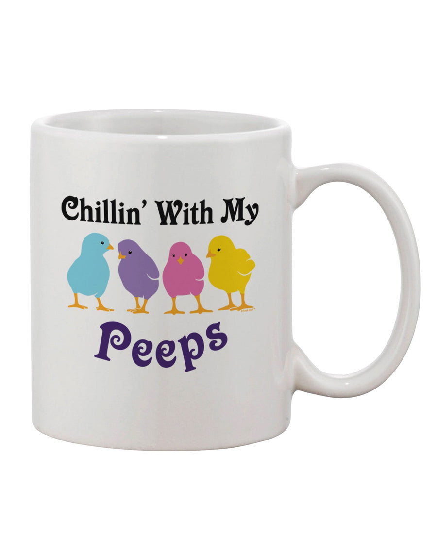 Peeps-Themed 11 oz Coffee Mug - Perfect for Chilling Moments TooLoud-11 OZ Coffee Mug-TooLoud-White-Davson Sales