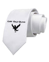 Pegasus Camp Half-Blood Printed White Necktie